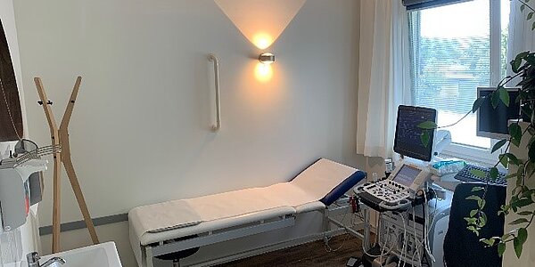 Praxisfoto Herzultraschall